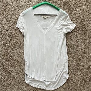 White Crow Classic White V-Neck Tee